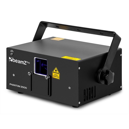 Phantom 2000 - laser RGB ilda + DMX 2W BeamZ Pro