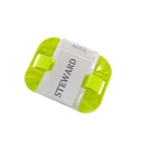 Brassard d'identification 100% PVC JAUNE FLUO élastique ajustable