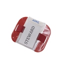Brassard d'identification 100% PVC ROUGE élastique ajustable