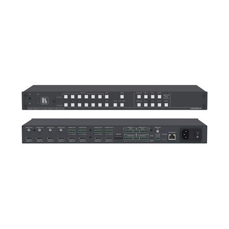 Grille de commutation Automatique HDM/Audio 4K UHD 6x2 KRAMER VS-62HA