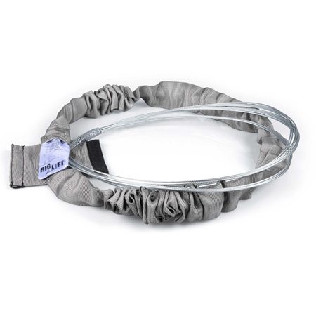 Elingue tubulaire armée grise (dite Steelflex ou Softsteel) 1T 1M