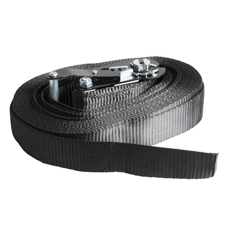 Sangle d'arrimage une partie 35 mm 10m standard noire