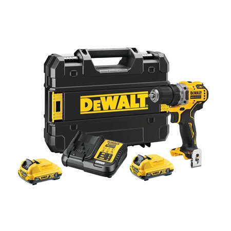 Pack Perceuse visseuse XR 12V 2Ah Li-Ion Brushless avec coffret DEWALT