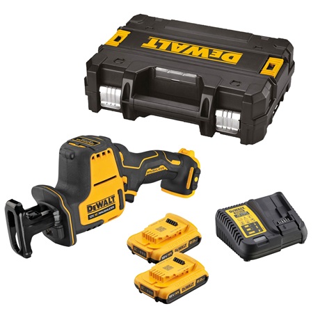 Pack scie sabre compacte XR 12V brushless avec coffret DEWALT