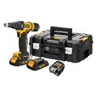 Pack Riveteuse XR 18V Brushless 4,8 mm avec coffret DEWALT