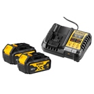 DCB1104M2-QW - Pack 2 batteries XR 18V 4 Ah Li-Ion + chargeur DEWALT