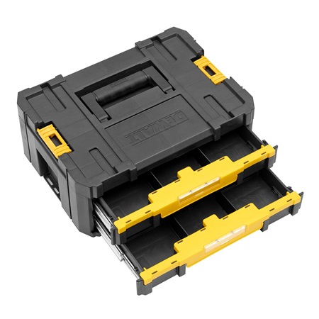 Coffret TSTAK IV 2 tiroirs avec diviseurs DEWALT