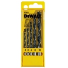 Coffret plastique de 5 mèches à bois 3 pointes DEWALT