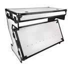 Table DJ en flight-case SHOWGEAR Table portative en forme de Z 
