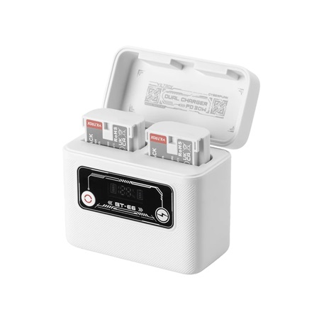 Chargeur double VILTROX BT-E6 pour batterie CANON ''LP-E6'' 