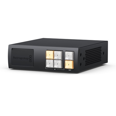 Grille de commutation vidéo Blackmagic Videohub Mini 4x2 12G
