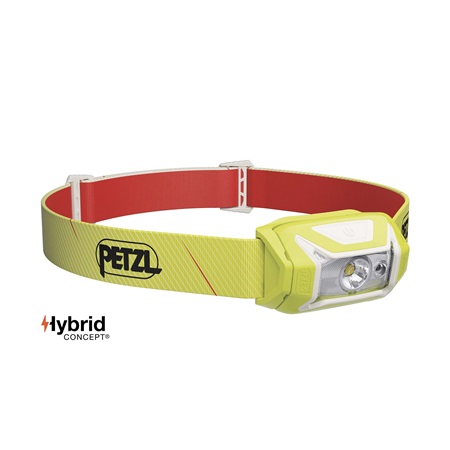 Lampe frontale blanche et rouge Led PETZL Tikka - Jaune