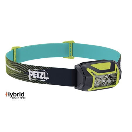 Lampe frontale blanche et rouge Led PETZL Actik Core - Vert