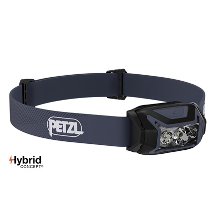 Lampe frontale blanche et rouge Led PETZL Actik - Noir
