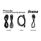 Ecran affichage dynamique Led 4K 55'' IIYAMA ProLite LH5564UHS-B1AG