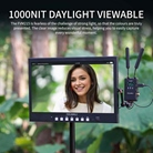 Moniteur LCD vidéo broadcast 3G-SDI HDMI FEELWORLD FVM215-1000 21.5''