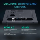 Moniteur LCD vidéo broadcast 3G-SDI HDMI FEELWORLD FVM215-1000 21.5''