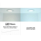 Lot de 6 filtres adhésif LEE FILTERS ZIRCON 807 Warm Amber 4