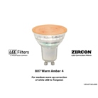 Lot de 6 filtres adhésif LEE FILTERS ZIRCON 807 Warm Amber 4