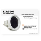 Lot de 6 filtres adhésif LEE FILTERS ZIRCON 816 Mid Density