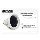 Lot de 6 filtres adhésif LEE FILTERS ZIRCON 810 Diffusion 1