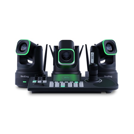 Bundle de 3 caméra PTZ 4K 3G-SDI, HDMI et USB-C BirdDog X4 Ultra