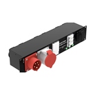 Distribution 16A tétra Rackable Contrik - 7 x PC16 NF - 30mA