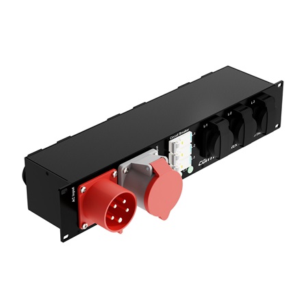 Distribution 32A tétra rackable Contrik - 6 x True One