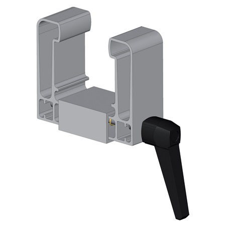 Machoire de connexion avec molette de serrage pour praticable ASD 