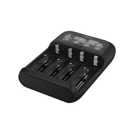 Chargeur Ansmann 4 emplacements pour accus Li-ion ou NiMH