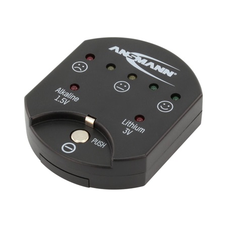 Testeur ultra compact de piles boutons Ansmann