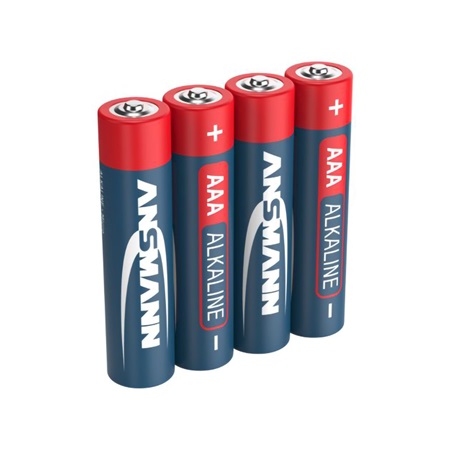 Lot de 4 piles LR03 - AAA - Alcaline Ansmann