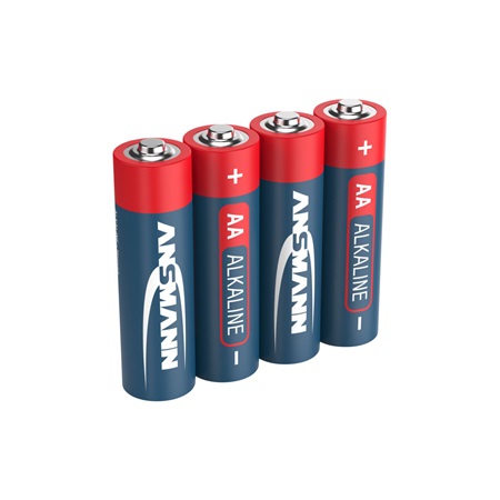 Lot de 4 piles LR06 - AA - Alcaline Ansmann
