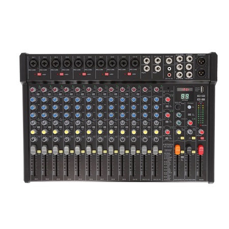 Table de mixage faders 18 canaux + FX + REC + BT TML6BU-DSP 