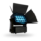 ACTARUS - Kit 4 wash sur batterie 15 x 20W + acc + flight case Starway