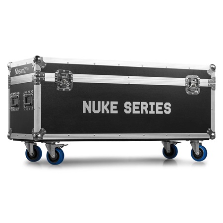 Flight case pour 4 projecteurs NUKE BeamZ Pro + accessoires