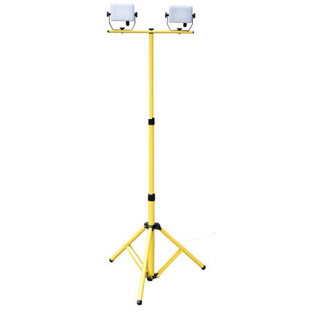 Projecteur led 2 x 50W 4000K sur trepied - IP65 / IK10