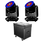 Pack de 2 lyres wash pro 19x15W RGBW Flash + flight case
