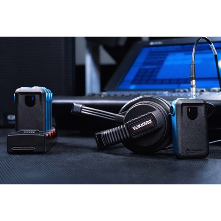 Vokkero Stage - kit intercom HF complet 2 postes + casques + sac à dos
