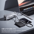Docking Station d'accueil multiports USB-C professionnelle ULANZI QT03
