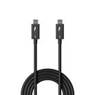 Cordon Thunderbolt 5 USB type C mâle/mâle - Long. : 1m - Noir LINDY 