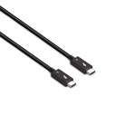 Cordon Thunderbolt 5 USB type C mâle/mâle - Long. : 1m - Noir LINDY 