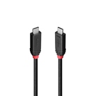 Cordon USB 4 type C mâle/mâle - 2m - Noir LINDY Black Line