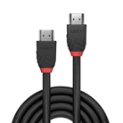 Cordon HDMI 2.1 48Gb/s Ultra High Speed LINDY Black Line - 50cm 