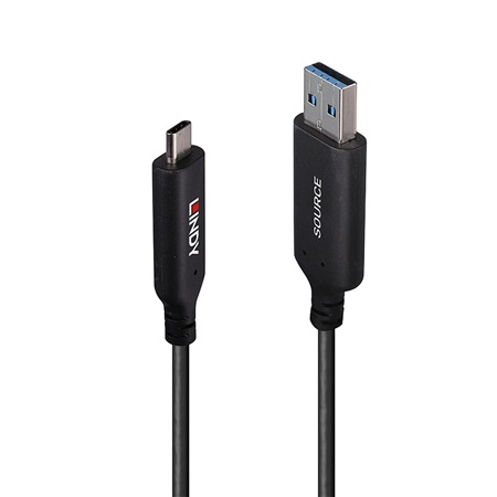 Cordon hybide USB 3.2 Gen 1 LINDY - 25m 