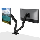 Support de table à clamper LINDY pour 2 écrans LCD 17 à 27'' 