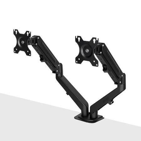 Support de table à clamper LINDY pour 2 écrans LCD 17 à 27'' 