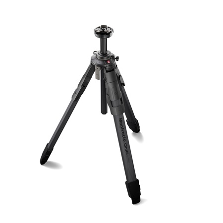 Trépied vidéo MANFROTTO  MTONEC aluminium muni de 3 sections - Noir 