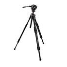 Kit trépied vidéo aluminium MANFROTTO ONE rotule fluide 500X