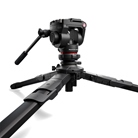Kit trépied vidéo aluminium MANFROTTO ONE rotule fluide 500X